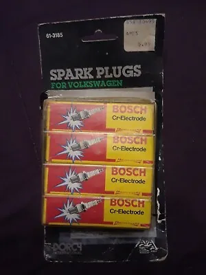 VW Bosch Sparks Plugs Set Of 4 Never Used Audi Fox Dasher Rabbit Scirocco • $28