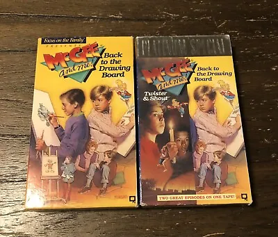 McGee And Me! Lot Of 2 VHS Back To The Drawing Board And Twister & Shout • $8.99