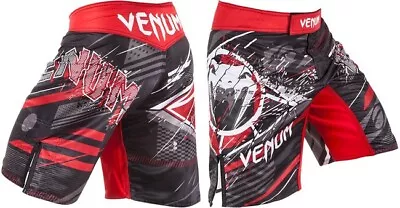 Venum  All Flags  MMA Fight Shorts - Men’s XL - Black/Red - UFC BJJ - Brand New • $39.99