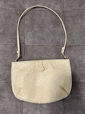 Vintage Ostrich Embossed Leather Bag • $30