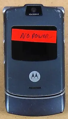 Motorola RAZR V3 - Gray And Silver ( GSM ) Cellular Flip Phone • $5.94