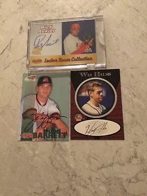 2000 Bowman Best Rick Ankiel Autograph Team Best Michael Barrett Autograph  • $8