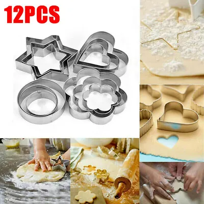 £8.64 • Buy Egg Cookie Cutter Stainless Steel Biscuit Mould Pastry Baking Cake Cooking DIY