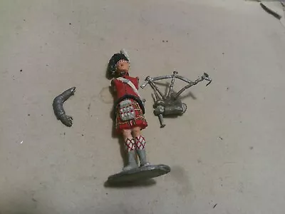 Helenic Imrie Risley British Highlander Piper Painted Vintage Lead 54mm • $2.99