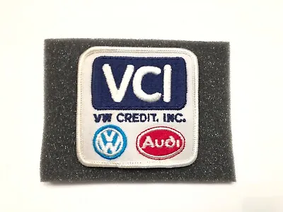 Vintage Volkswagen Audi VCI VW Credit Inc. Embroidered Patch - 2 3/4  X 2 3/4  • $12.95