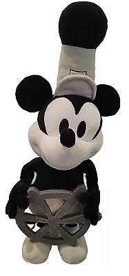 Disney Steamboat Willie Plush Mickey Mouse 90th Anniversary 17  Animated Working • $22.95