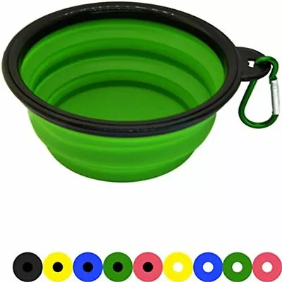  Dog Bowl - 400ml Collapsible Foldable Food And Water Feeder Dish -  • $10.63