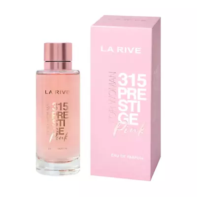 La Rive 315 Prestige Pink Eau De Parfum 100ml Rose Peach Blossom & White Musk • £15.89