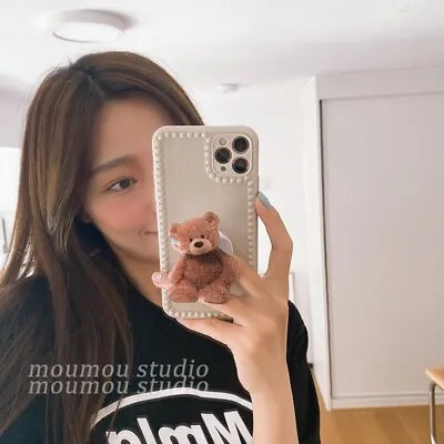 $12.39 • Buy Cute Case Cartoon Bear Stand Case Cover  For Iphone 12 11 Pro XS Max XR 6 7 8+ 