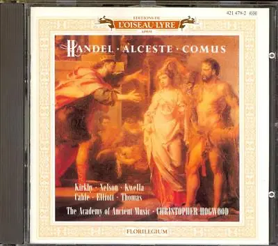 HANDEL - Alceste / Comus - Christopher HOGWOOD - L'Oiseau-Lyre WG PDO • £20.87