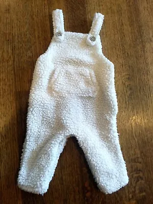 Mud Pie Overall/Longall White/Beige 3-6mo Bibs • $14