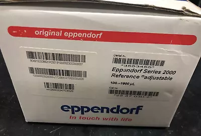 Eppendorf Research Plus Pipette Series 2000  100-1000ul Single Channel - NEW • $270