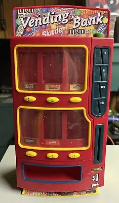 M&M Vending Machine Bank. Toy Snack Size Candy Snickers Twix Mars -CDI Toys 2004 • $17.99