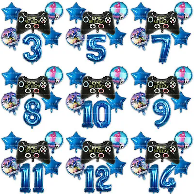 Birthday Balloons Battle Royal Gamer Party Theme Gaming Epic Controller Age Foil • £9.99