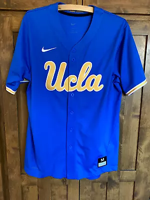 NWOT Nike UCLA Bruins Baseball Jersey Full Button Shirt  Men's Med • $68.99