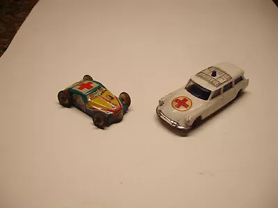 Vintage Tin Litho Ambulance Toy Car  Made In Japan Used / Husky Ambulance • $11.99