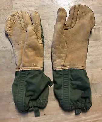 VTG U.S. Military M-65 Cold Weather Trigger Finger Mittens - Size Medium • $18