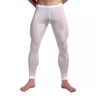 Men Compression Base Layer Gym Sports Pants Leggings Tight Running Bottoms • $9.39