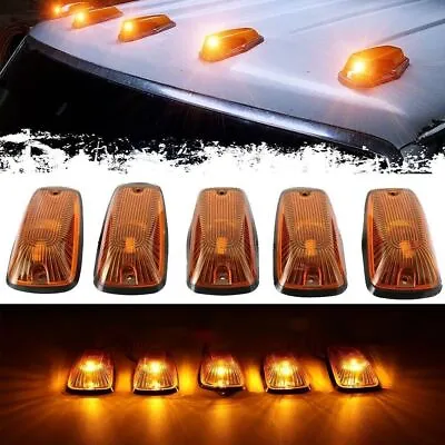 LED Cab Roof Parking Marker Clearance Lights 5 Piece Kit For Chevy GMC Truck • $37.98