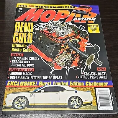 Mopar Action Magazine February 2024 Hemi Gold • $7.95