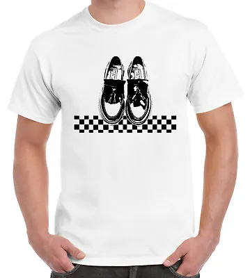 SKA DANCING SHOES T-SHIRT - Madness The Specials 2 Tone Clothing • £12.95