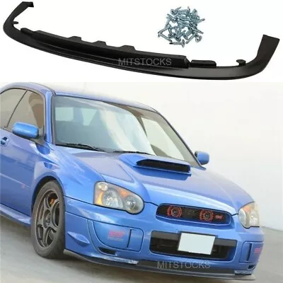 $62.88 • Buy Fits 04 05 Subaru Impreza WRX Sti V-Limited Front Bumper Lip Spoiler Body Kit PP