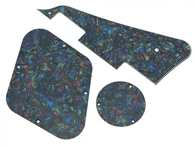 Abalone Pearl LP Pickguard Back Plate Switch Cavity Cover Fits Gibson Les Paul • $15.37