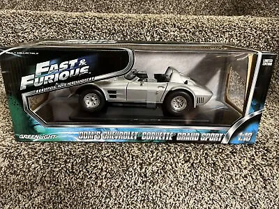 Greenlight 1/18 Fast Furious Dom’s Chevrolet Corvette Grand Sport NEW RARE Car!! • $199.99