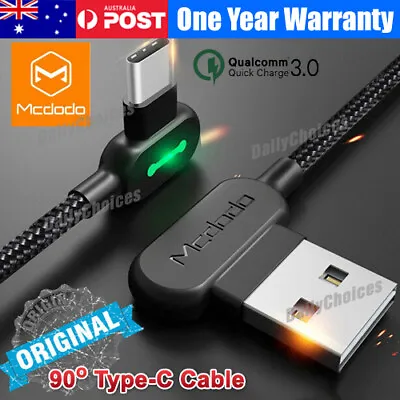 $7.80 • Buy Type C 90 Degree Right Angle USB C Data Sync Charging Charger Cable New