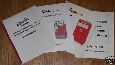 Coca-Cola Vendo Machine Service And Parts Manual V-81 Vendo 81 • $15
