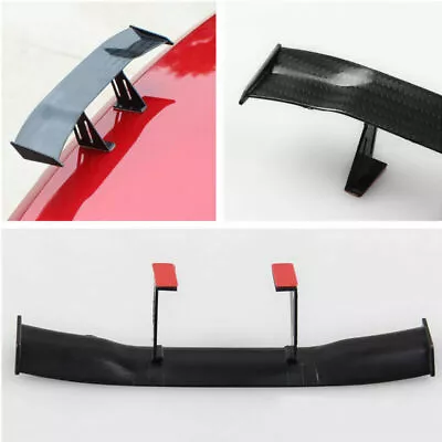 17cm Model Carbon Fiber Style Twill Tiny Mini Car Rear Wings Spoilers Decoration • $10.34