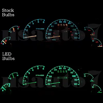 $13.99 • Buy Dash Instrument Cluster Gauge GREEN LEDs LIGHTS KIT Fits 95-03 Ford Ranger Truck