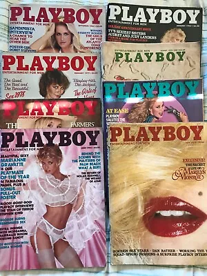 Playboy Magazines Vintage Lot 1970-1980s • $6