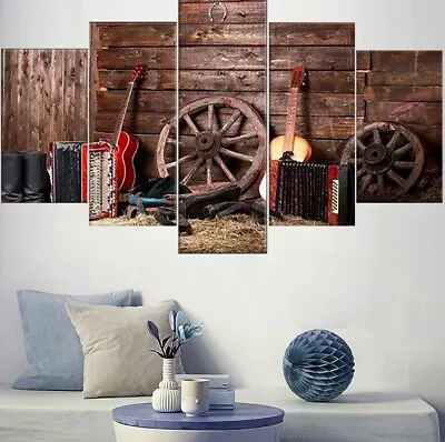 Instruments Music Poster 5Pcs Wall Art Canvas Painting Picture Modern Home Decor • $22.95