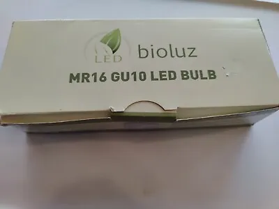 10 Pack Bioluz LED GU10 LED Bulbs Dimmable 3000K 50W Halogen  Assorted Sizes  • $24.99