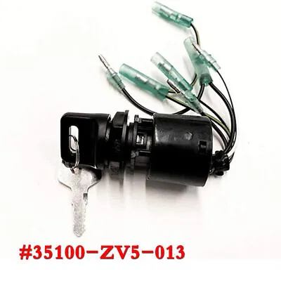 Ignition Switch W/Keys #35100-ZV5-013 Replacement For Honda Outboards BF115-225 • $39.65