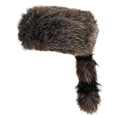 Rhode Island Novelty Faux Raccoon Tail Hat | One Per Order • $12.99