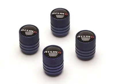 New Genuine Nissan Nismo Valve Stem Cap Set Blue (2009 - 2020) OE 99927VLCBL • $29.69