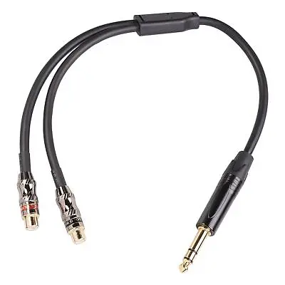 £9.44 • Buy 12 Inch Stereo Audio Cable Male To Female Y Splitter For DJ Controller Mixer