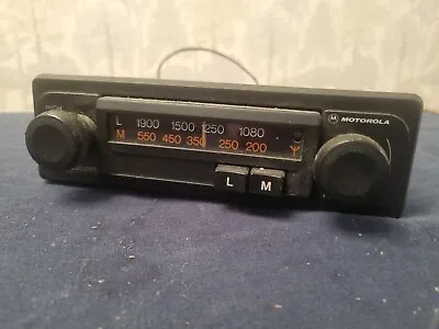 Vintage MOTOROLA  Model  Classic Car Radio LW/MW Stereo ~ Untested~ Spares • $49.76