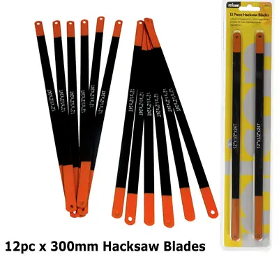 Senior Hacksaw Blades 300mm 12x Rolson 12  24Tpi  Saw Carbon Steel Replacement • £4.85