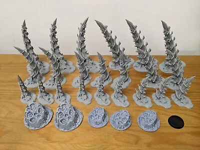 Alien Spikes & Spores - 27 PIECE MEGA Bundle - Terrain Scenery For 40k / Tyranid • £34.99