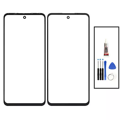 Front Glass Outer Len Screen Replacement Kit For Motorola Moto One 5G ACE • $9.49