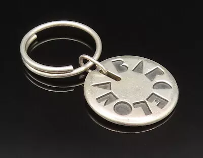 925 Sterling Silver - Vintage Carved Barcelona Souvenir Key Chain - TR3385 • $135.19