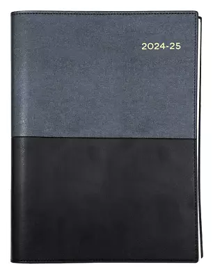 2024 2025 Financial Year Diary Collins Vanessa A5 Week To View WTV FY385 - BLACK • $18.95