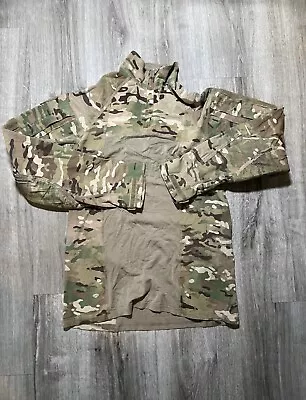 OCP Scorpion Army ACS Type 2 Zippered Combat Top 1/4 Zip Small Military Stretch • $19.99