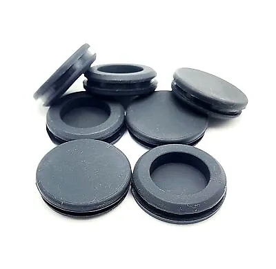 1 1/4  Panel Hole Solid Rubber Grommet Knockout Plug For 1/8” Thick Walls • $11.49