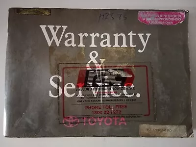 Toyota Landcruiser 80 Series Warranty And Service Booklets - Book Manual • $25