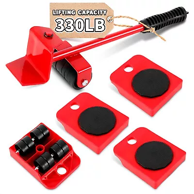 Heavy Furniture Roller Set Lifter Shifter Wheels Mover Easy Moving Slider Tool • $14.99