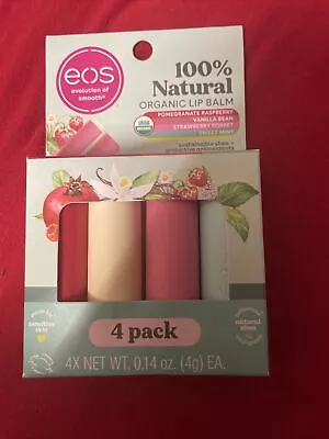 EOS Moisturizing Lip Balm Stick Variety 4 Pack • $7.50